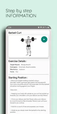 Triceps Workout Arm Workout android App screenshot 10