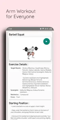 Triceps Workout Arm Workout android App screenshot 13