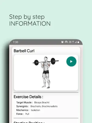Triceps Workout Arm Workout android App screenshot 2