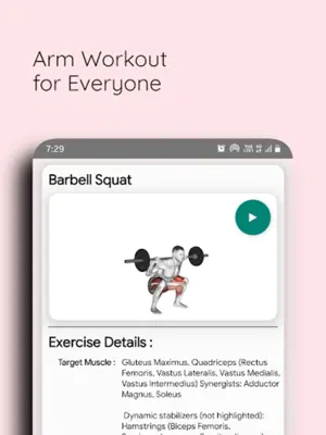 Triceps Workout Arm Workout android App screenshot 5